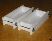 Soap mold two 2-3 Lb No Liner Soap Molds Wooden Lids & Cutters Avail. 1-877-890-0267 E.