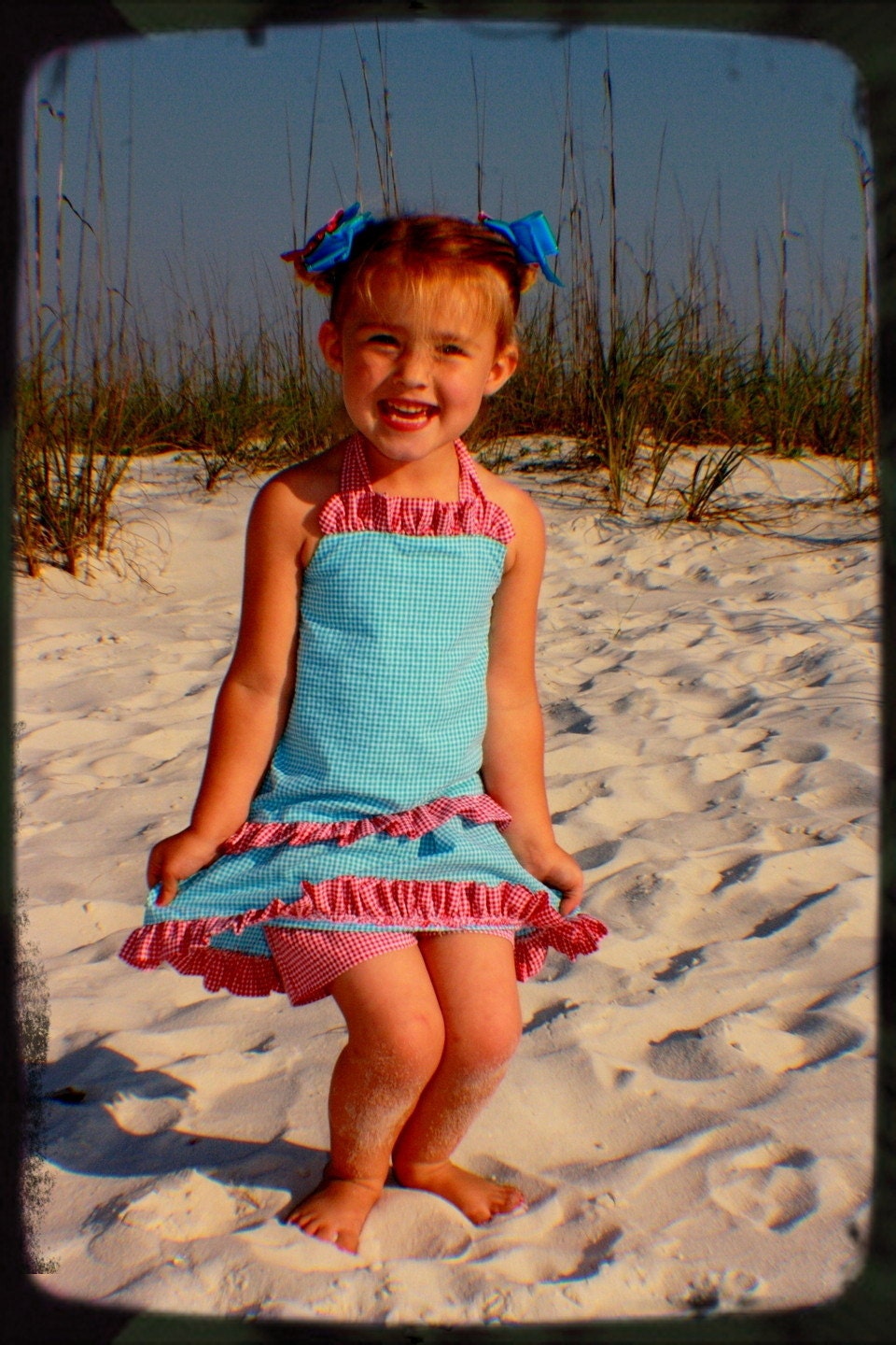 Create your own bathing suit, skort style, size 12mos.-8 girls