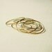 Thread of Gold - Wavy or Straight - Rose or Yellow - Tiny Halo Hammered Stack Ring - Delicate Jewelry - Memory Ring