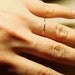 MADE TO ORDER - Thread of Gold - Curved or Straight - Pink or Yellow - Tiny Stacking Rings - Delicate Finger Tip - First Knuckle Ring