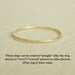 Thread of Gold - Wavy or Straight - Rose or Yellow - Tiny Halo Hammered Stack Ring - Delicate Jewelry - Memory Ring