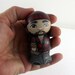 Lumberjack Kokeshi Doll Handpainted Wooden