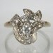 Lovely Vintage Old European Cut Diamond Cocktail Ring - 0.32 Carat Total Weight