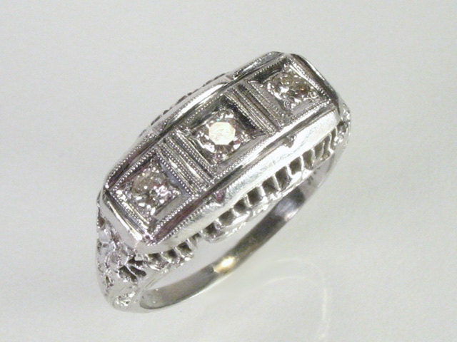 Vintage Diamond Wedding Ring