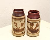 50% off vintage pottery - ceramic vases