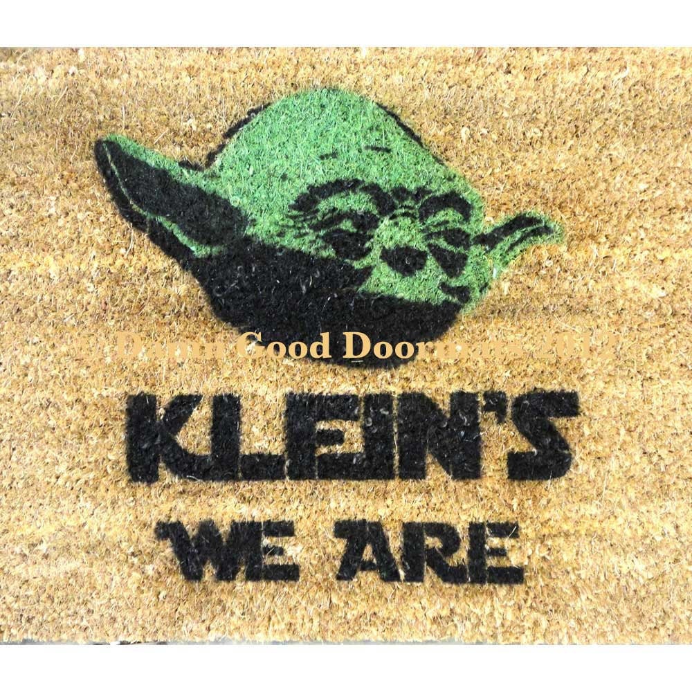 Star Wars -Yoda door mat -welcome you are mat -novelty geek stuff fan art
