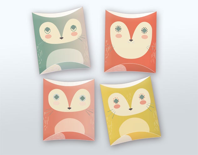 Foxy boxies pillow box pattern PDF Il_170x135