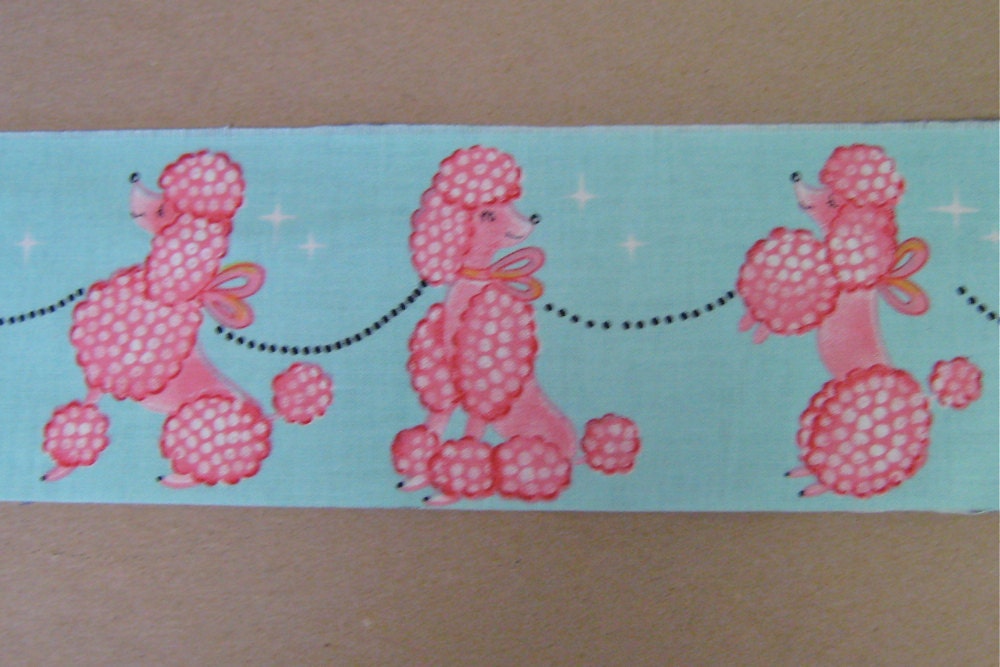 Poodles Trim 4 - 3 Yards Strips by Michael Miller