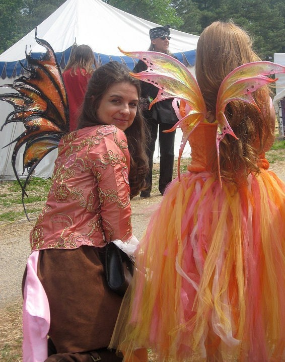 Custom Iridescent Fairy Wings You Pick ANY Color Halloween Cosplay Renaissance