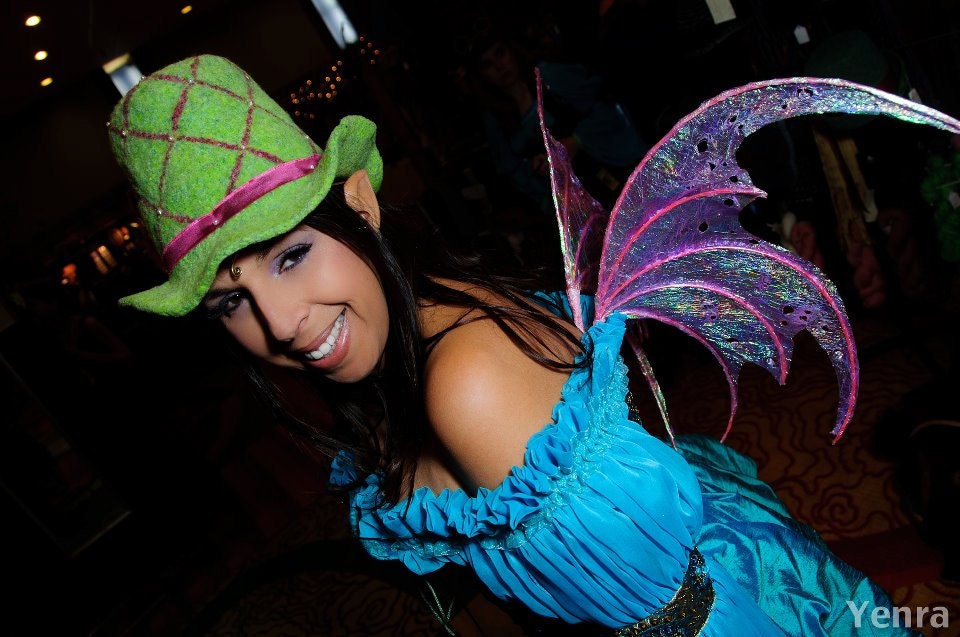 OOAK Iridescent Ariana Fairy Fae Faerie Wings Cosplay Renaissance Halloween U Pick Color
