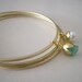 Spring bangle in gold (B5)