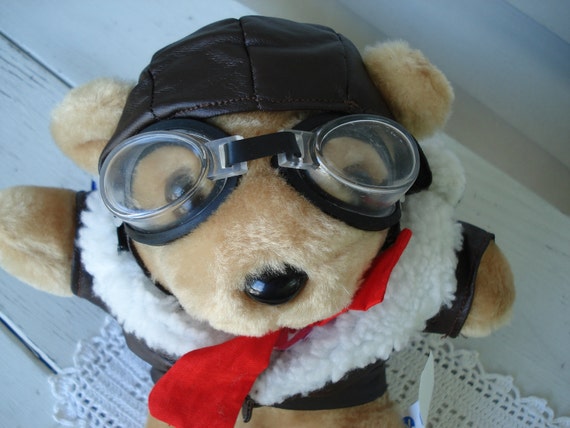 aviator teddy bear