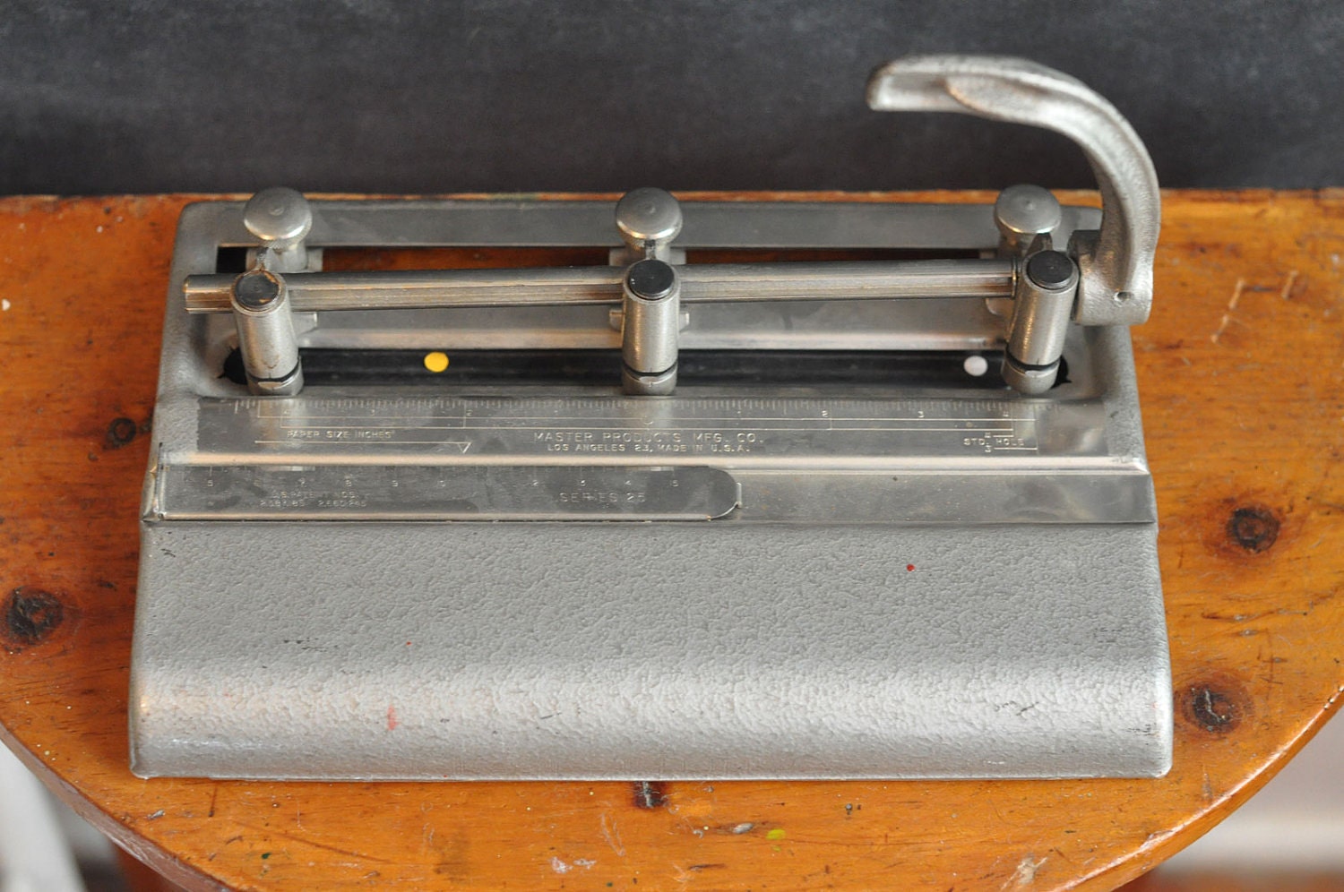 Vintage Industrial Heavy Duty Hole Punch Vintage Office Equipment.
