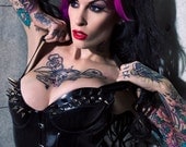 Latex Spikey Corset