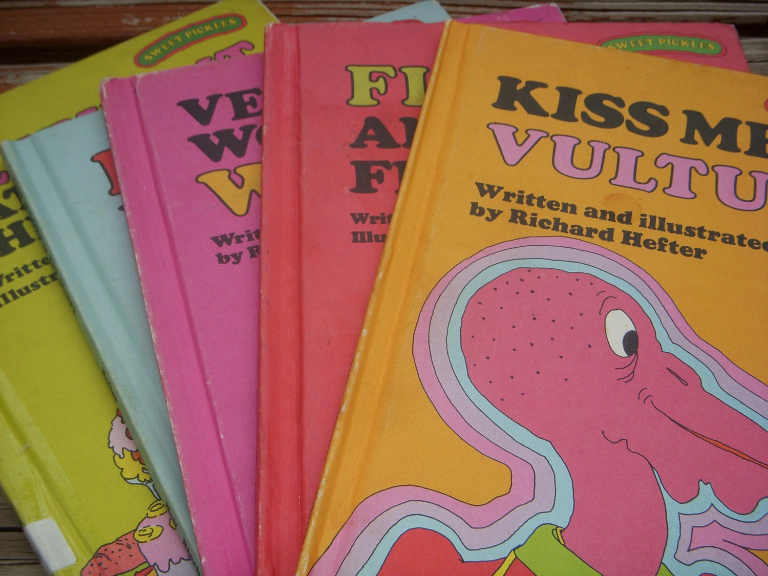 Vintage Sweet Pickles Books . Collection of Five by NightOwlBooks