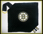 Boston Bruins security blanket lovey comfort blanket