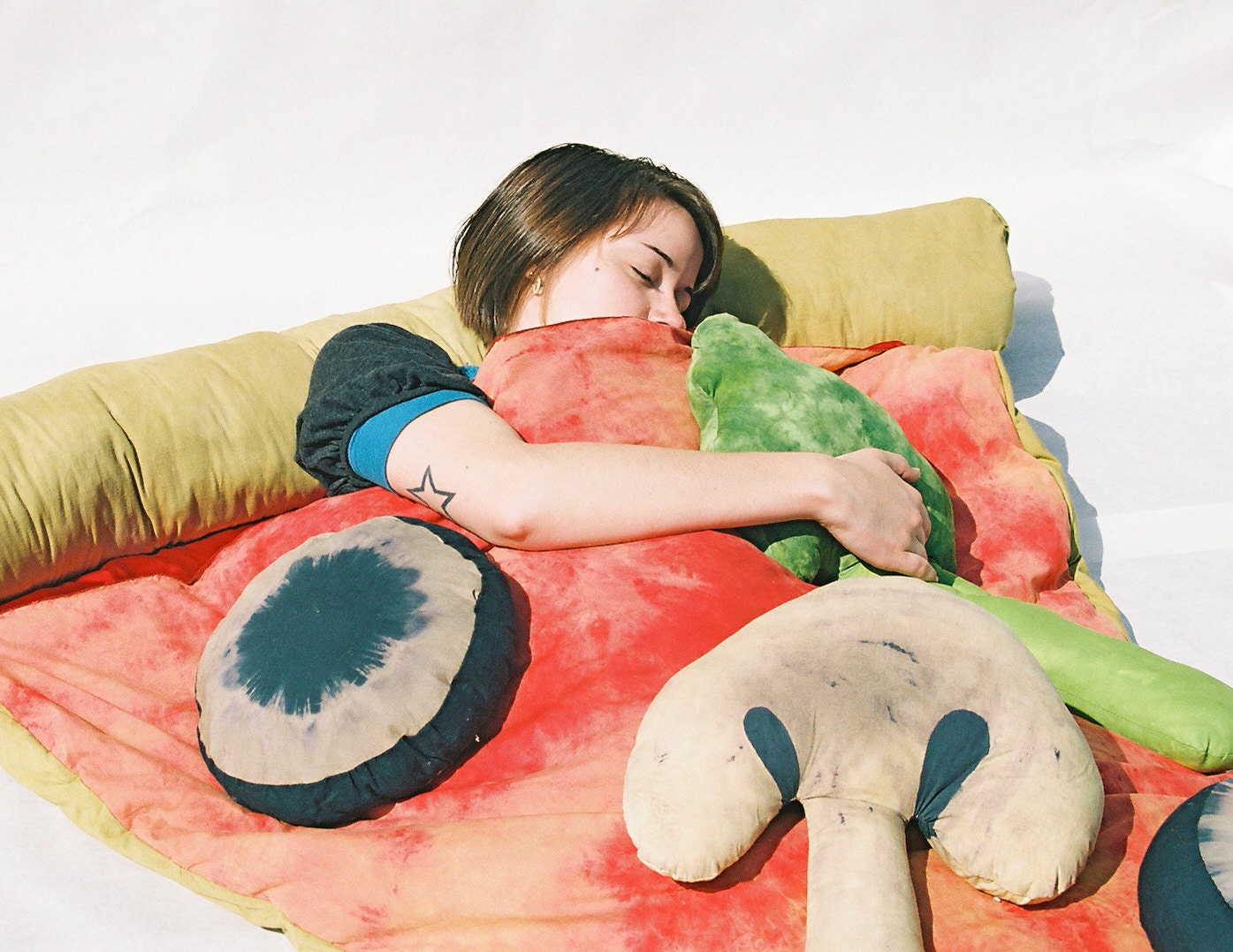 Slice of Pizza Sleeping Bag w/ Optional Veggie Pillows