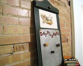 Magnetic Memo Board Day Planner Coat Rack Home and Living  Decor