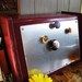 Wooden Bread Box with Magnetic Panel Kitchen Decor