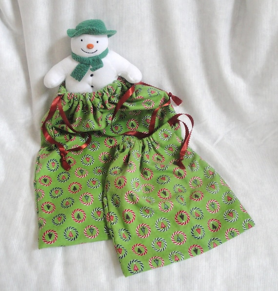 christmas fabric gift bag set green fabric by christmas fabric gift bag set green fabric by