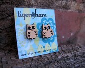 Hootie Duo Bamboo Studs