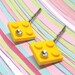 Yellow Bobby Pin made from LEGO (r) Pieces - Set of Two