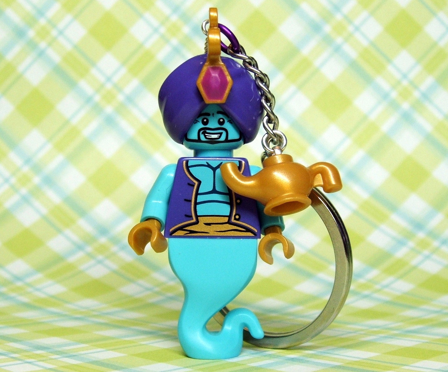 Genie Keychain - made from Series 6 LEGO (r) Minifigure