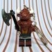 Minotaur Keychain - made from Series 6 LEGO (r) Minifigure