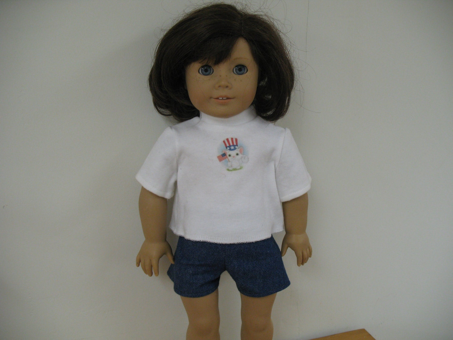 American Girl Doll Summer Fun Top and Shorts by Donna Cotterman