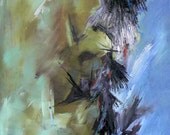 Abstract, Original Non-representational ,Daily Oil Painting, 20x16", "Abstractions of the Mind"
