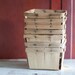 vintage wood berry baskets
