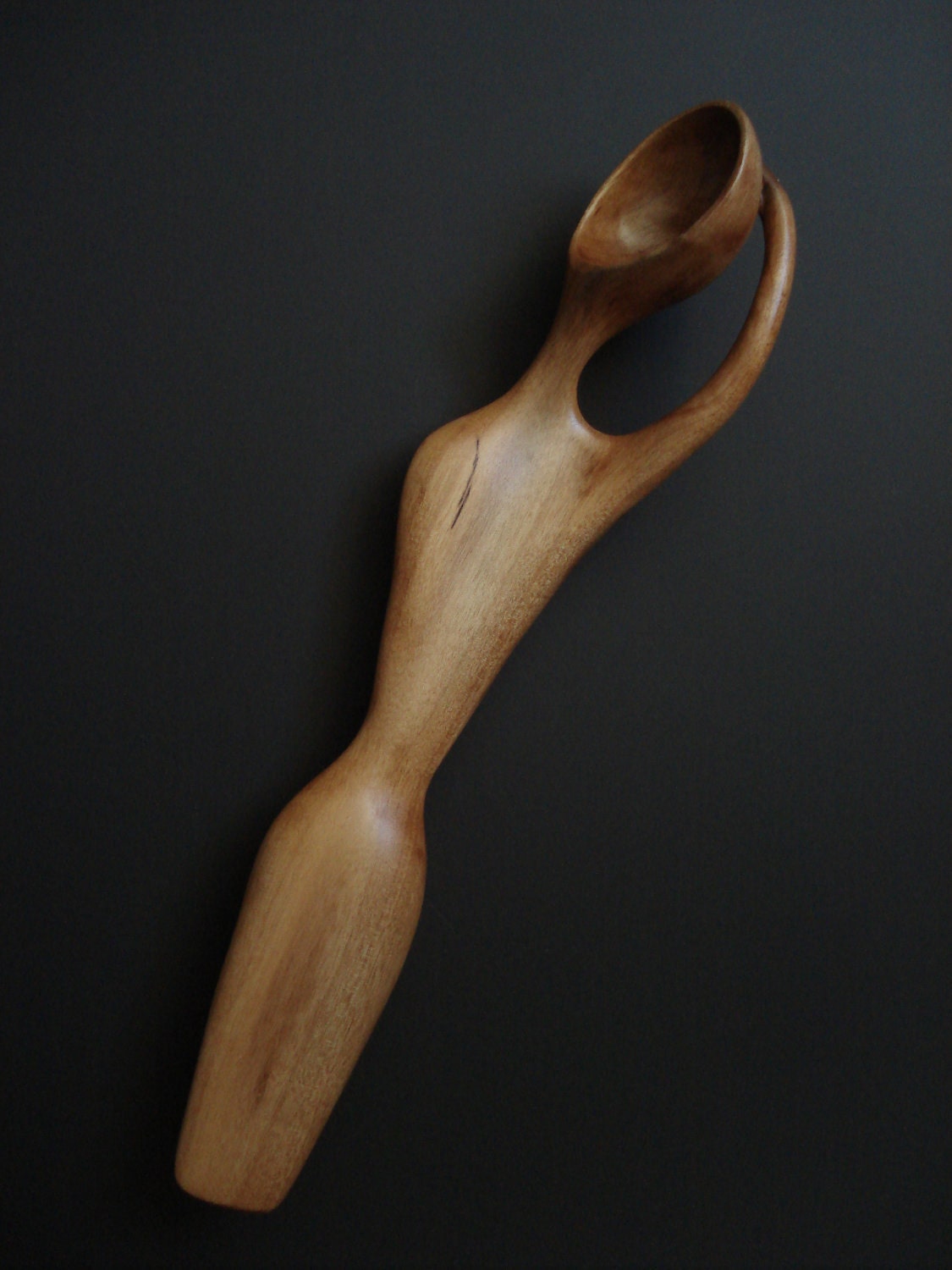 Henry Moore-ish wood spoon