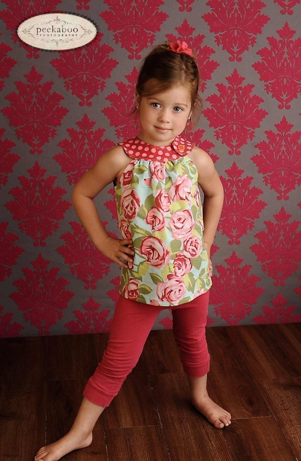 Circle-Top Shirt PDF Pattern, Baby, Toddler Girl newborn to 5T