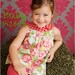 Circle-Top Shirt PDF Pattern, Baby Girl 0-12 months