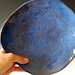 Amazing Blue Ceramic Plate - handmade tableware - wedding gift - housewarming Unique Organic shaped dish