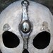 Skull mask with silver accents, Silver Steam Nihilus