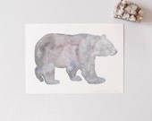 nightwalk - 5x7 watercolor print