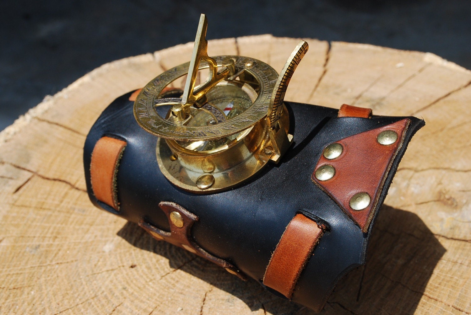 Steampunk Pip Boy wrist watch by doubleastitching on Etsy