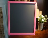 Chalkboard, Fuschia-Framed (17 1/2 x 22 inches)