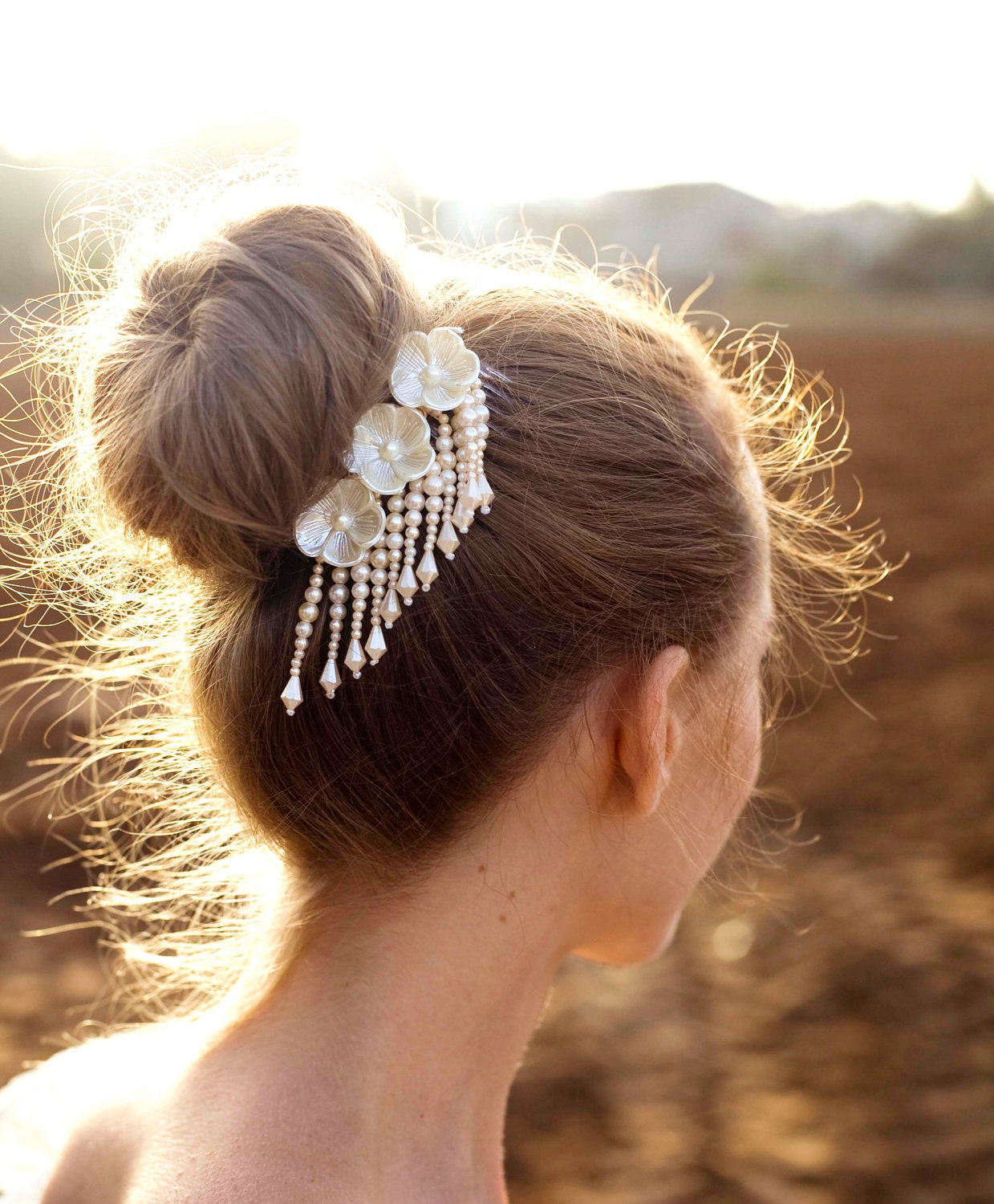 Bridal hair comb, Vintage style bridal pearls wedding hair comb,Vintage style hair comb, wedding hair