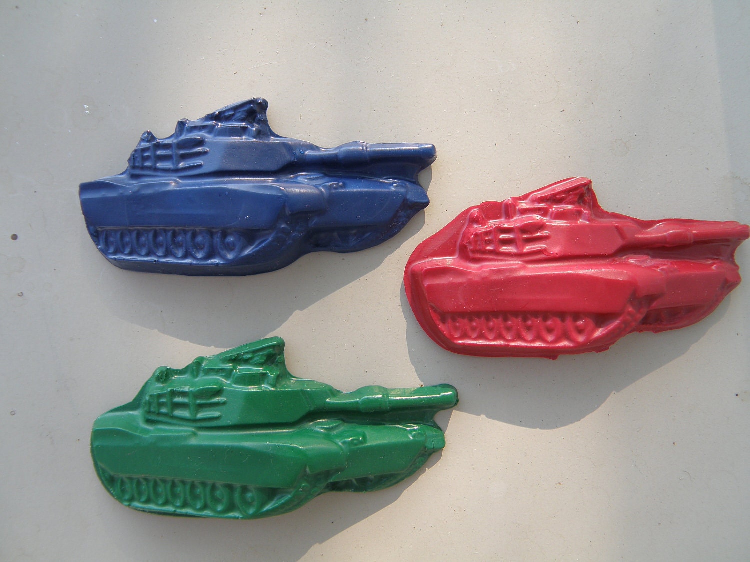 Recycled Crayons- Army Tanks