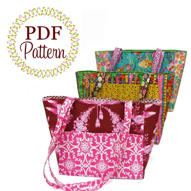 Tailored Totes Boutique Pattern PDF E-Book, by the Scientific Seamstress