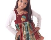 Girls Dress Pattern, Stripwork Jumper PDF E-Book