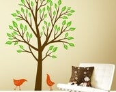 NEW DESIGN Garden Tree with Quails - Large Popwall designer wall art - 056 - for Jeannine