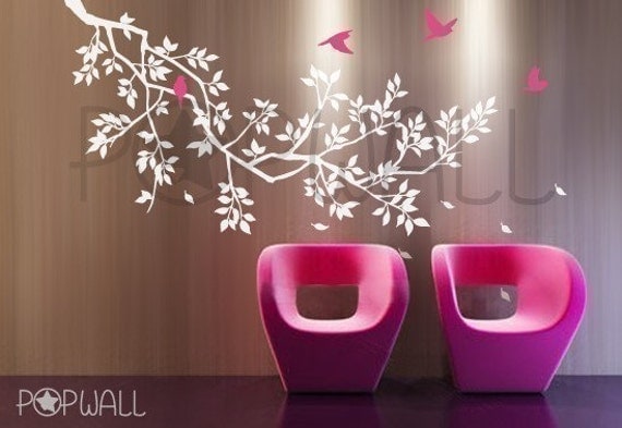 Free Shipping -Wall Decals Wall Sticker - Spring BranchTree wall decal 039