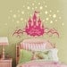 Art Children Wall Decals Wall Sticker Kids Decal -  Princess Castle with Name Kids decal - 063