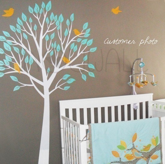 Art Wall Sticker Wall Decal - Garden Tree decal nursery decal - 056