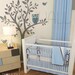 Tree Wall Decals Wall Stickers Tree Decal -  Owl on Tree - 089 -children wall decal