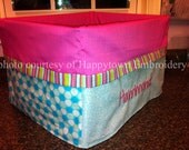 PDF pattern for milk crate liner storage crate liner  - INSTANT DOWNLOAD - plastic crate liner