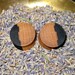 Cocobolo, rosewood ear plugs, gauges, 16 mm, 5/8 inch gauge, hand turned, organic